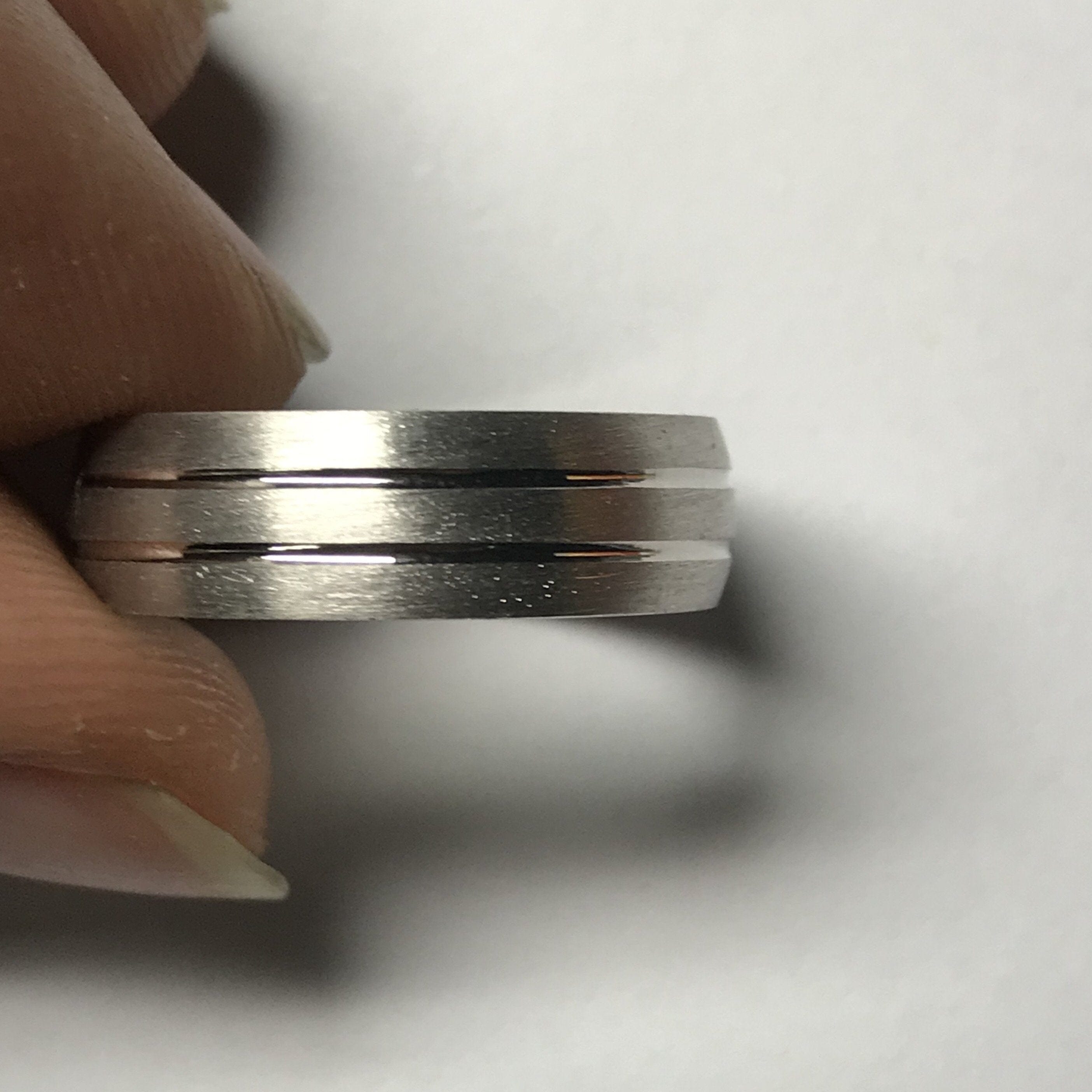 Circle Metal Horizontal Bar Ring, .925 Sterling Silver Waterproof, Nic –  KesleyBoutique